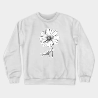 Cosmos Flower Crewneck Sweatshirt